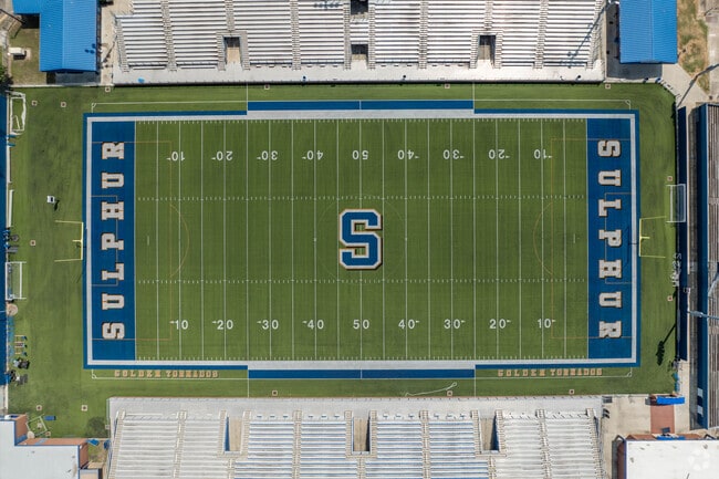 Sulphur High boasts a football, baseball, and soccer program.