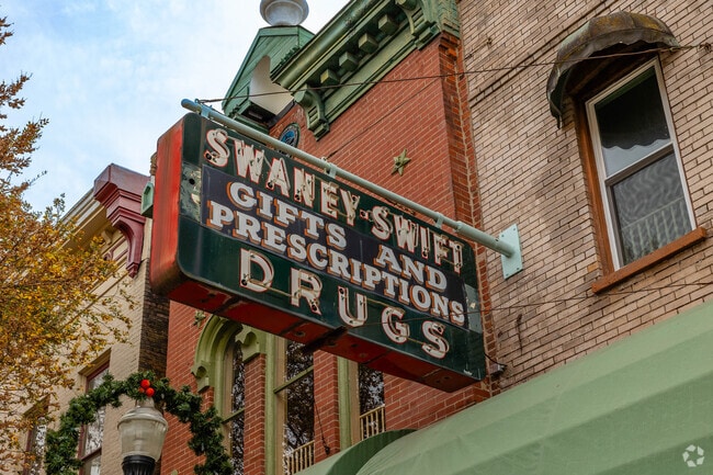 Swaney Swifts restaurant use to be an old pharmacy in Gallatin's downtown since 1950.