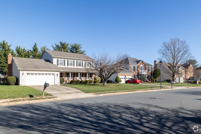 Inviting colonial homes on a quiet street in Oak Hill.