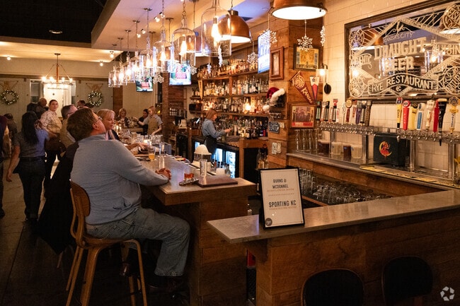 Grab a drink on your way home at the Rye Bar and Restaurant.