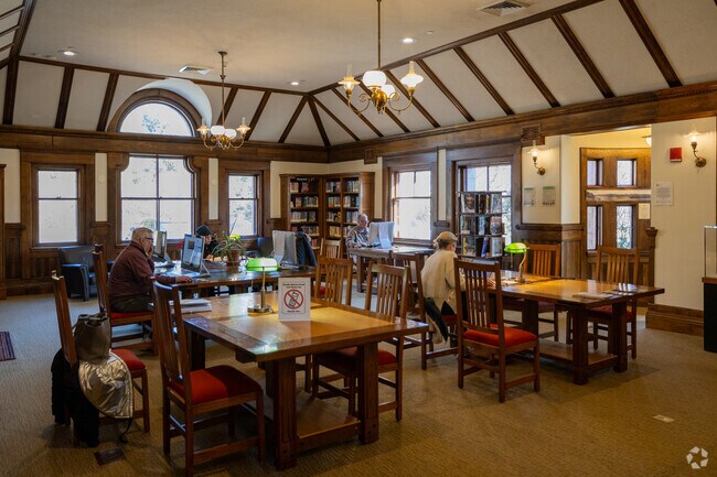 The Pequot Library offers a great place to enjoy the perfect book in Southport.