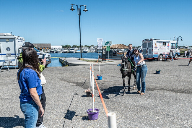 Pony rides are a big hit during the SeaFest in Bayshore.
