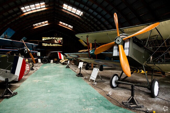 The Old Rhinebeck Aerodrome has 80 vintage aircraft for residents to enjoy.