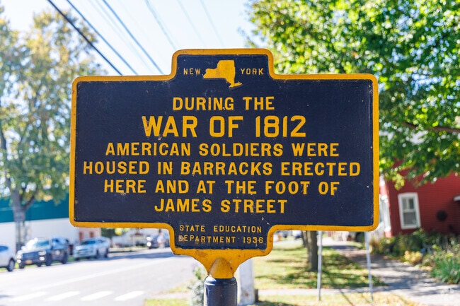 Cape Vincent Village Green is home to the war of 1812.