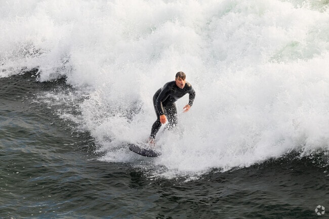 Surfing the Downtown Oceanside pier has been an activity for decades.