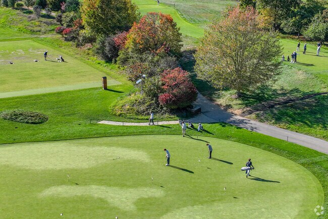 Applebrook Golf Club features practice greens for members before tee time.