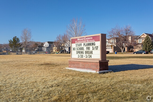 Mt Carbon Elementary School Sign