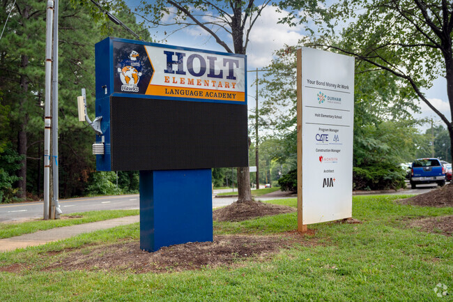 Holt Elementary School in Durham, NC has almost 650 students.