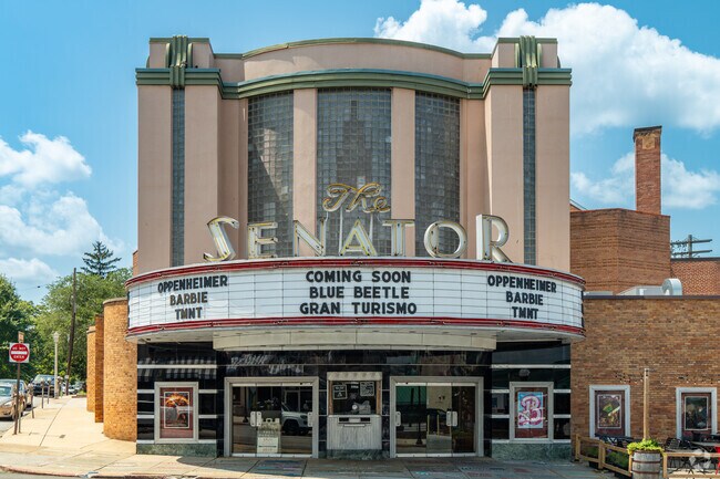 Catch a movie at Rosebank's historic The Senator Theater, built in 1939.