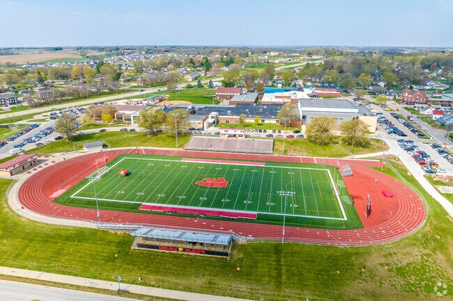 Carlisle High School serves the south-end students of Bloomfield/Allen.