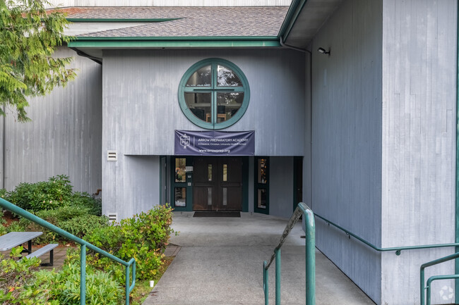 Arrow Preparatory Academy entrance.