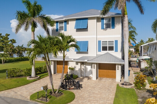 Raised two and three story homes are common in Spring Creek Village.