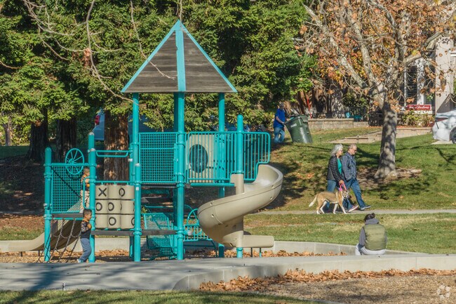 Lester J Knott Park has many walking trails to take your dog for a walk.