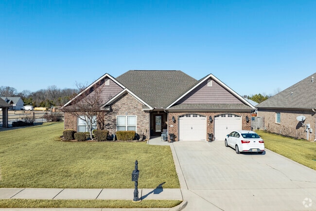 New Traditional homes with attached garages are a popular find in Trinity.