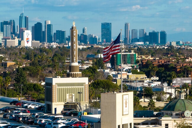The Beverly Grove neighborhood is not far from downtown LA.
