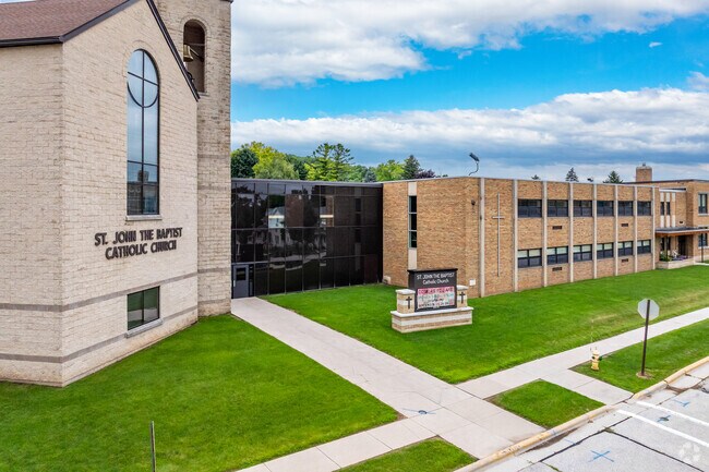 St. John the Baptist Catholic School in Plymouth.