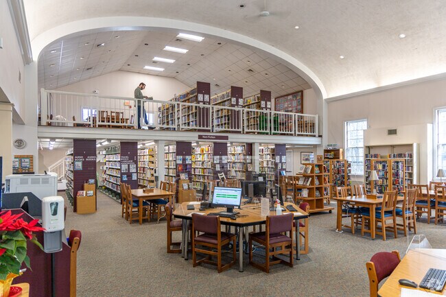 The Lynnfield Public Library also holds regular events like a weekly story time, yoga classes and a knit and crochet club.