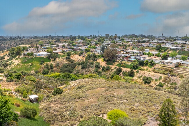 Overlooking the Ruffin Canyon in Serra Mesa.