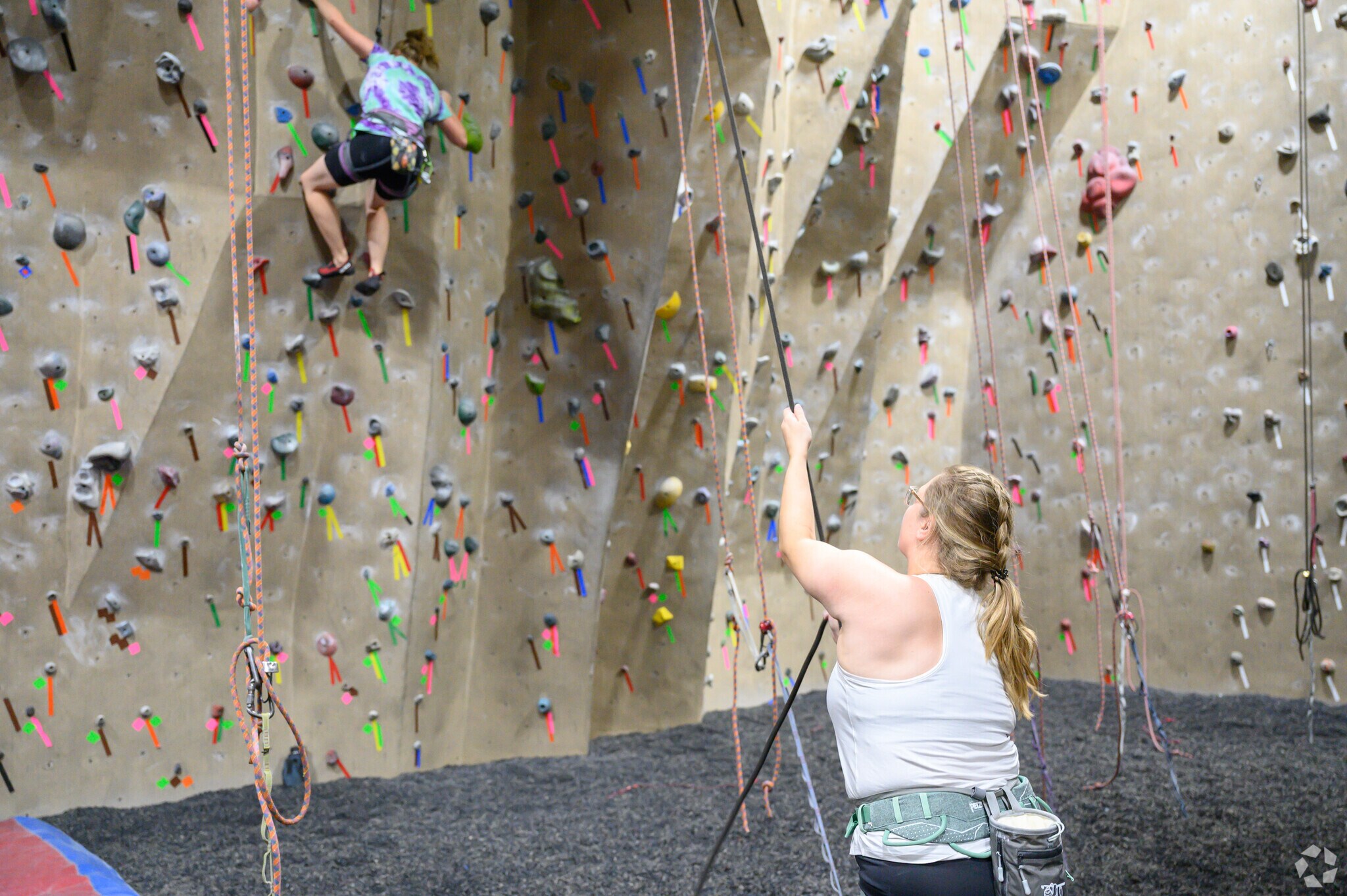 Learn to rock climb at Reading Rocks in Hyde Park.