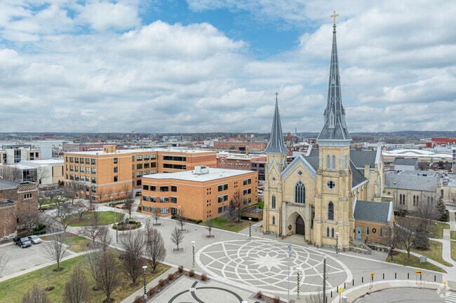 Central Catholic High School in downtown Grand Rapids.
