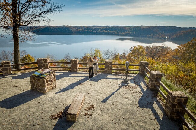 The lookout at Susquehannock State Park in Peach Bottom provides a spectacular view.