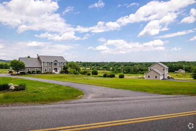 There is vast space between homes in the rural landscape of West Cumberland.