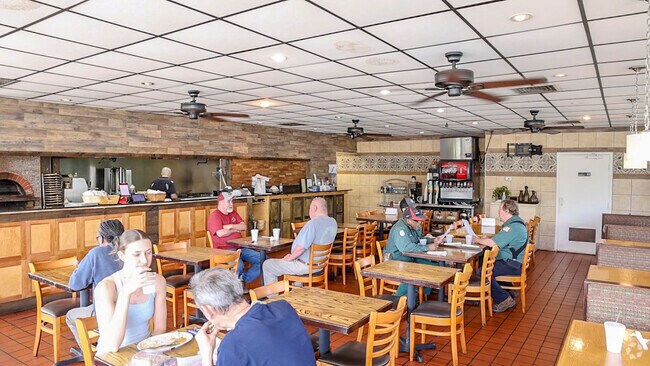 Lunch time guests enjoy the cuisine at Noma Bistro.