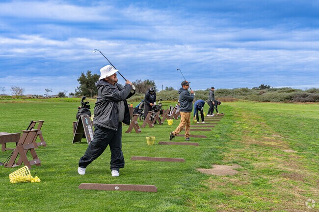 Dinuba golfers can practice their swing at the Ridge Creek Golf Club.