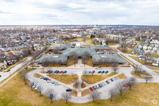 Maywood Elementary School is comprised of four wings.
