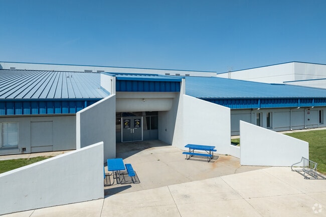 South entrance at Marsing High School.