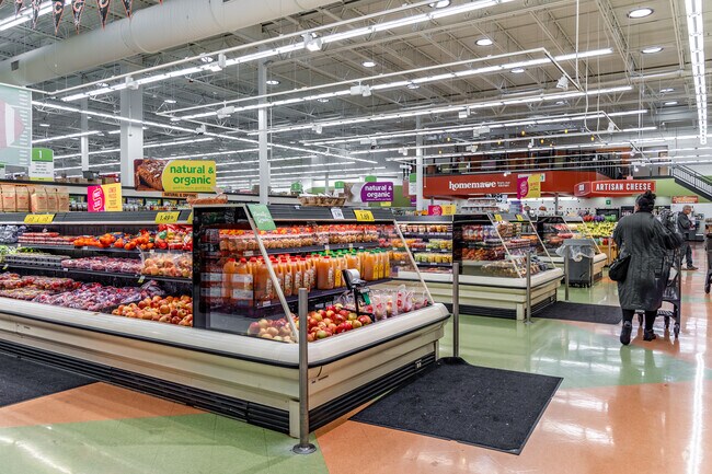 Festival Foods offers fresh produce, meat & seafood, a deli, bakery, liquor dept. & pharmacy.