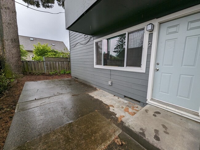 Patio area for this unit