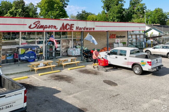 Simpson Hardware Store has been in Hampton Park for over twenty years.