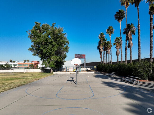 Basketball court at Redeemer Lutheran Christian School.
