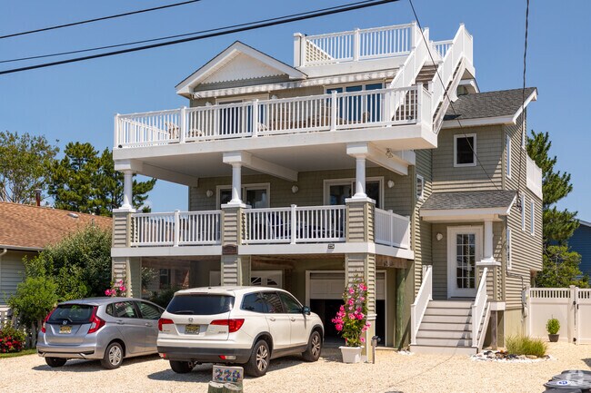 Large beach homes are often rented for the week or month in Long Beach Island.