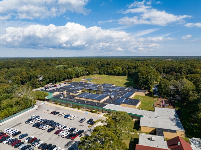 Brookhaven Elementary School is tucked away in the Brookhaven, NY neighborhood.
