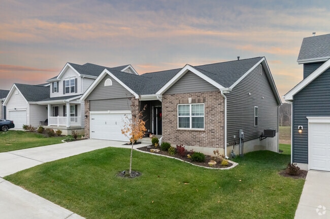 The Manors at Liberty is a developing subdivision offering housing options in Foristell.