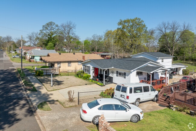 Prairie-style houses add charm to the streets of Jones Valley.