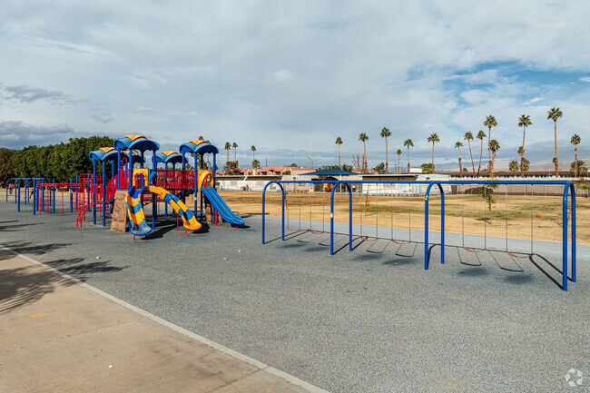 Your kids will never want to leave the playground at Herbert Hoover Elementary School.
