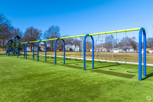 Recess is fun at Bluejacket-Flint  Elementary School.