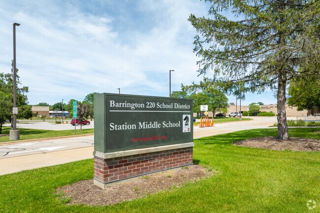 Barrington Middle School - Station Campus has an excellent Niche score of A.
