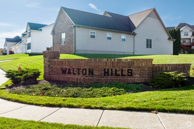 Walton Hills is a quiet neighborhood with large homes.