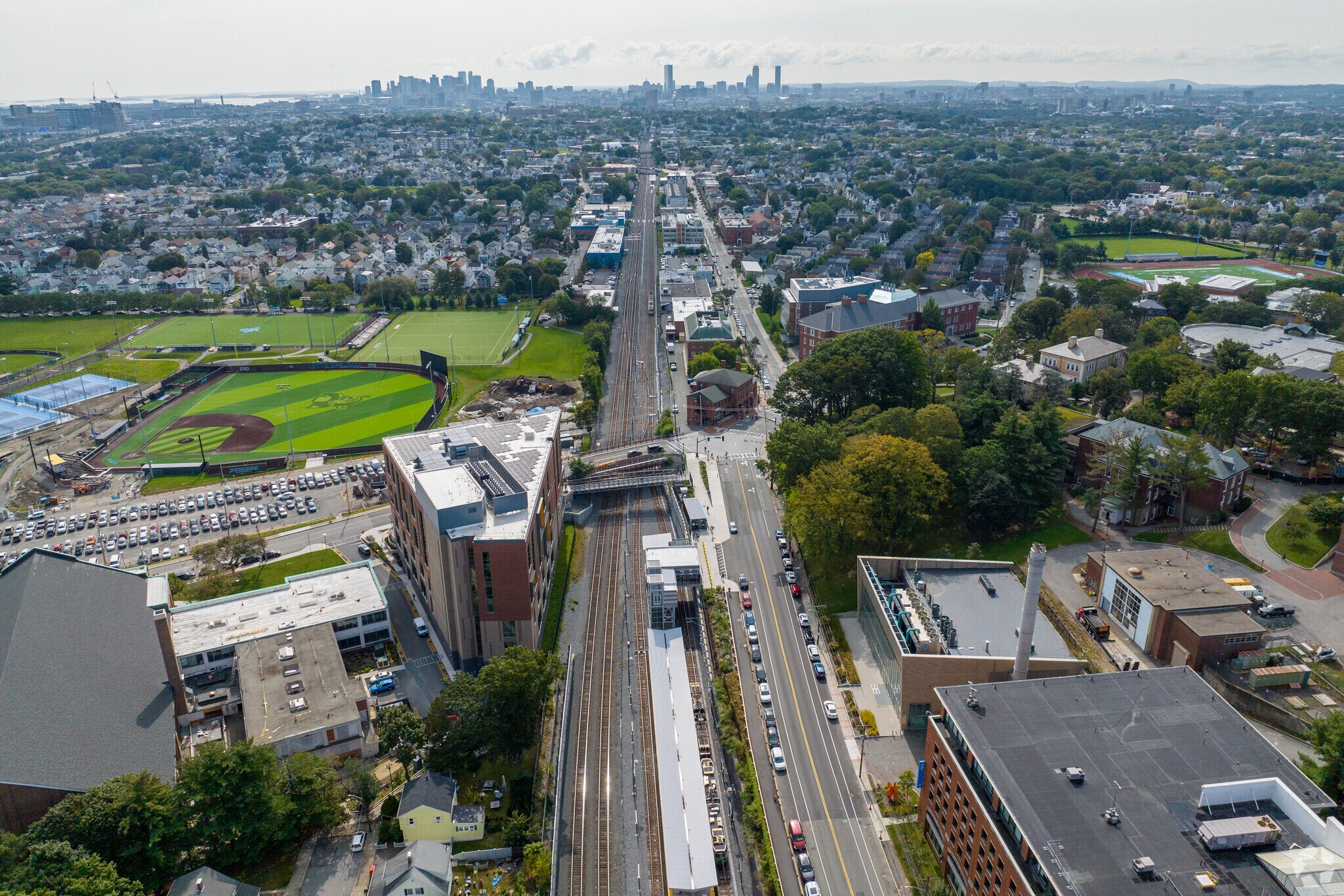 The Medford Hillside is a quick thirty-minute subway ride in and out of Boston.