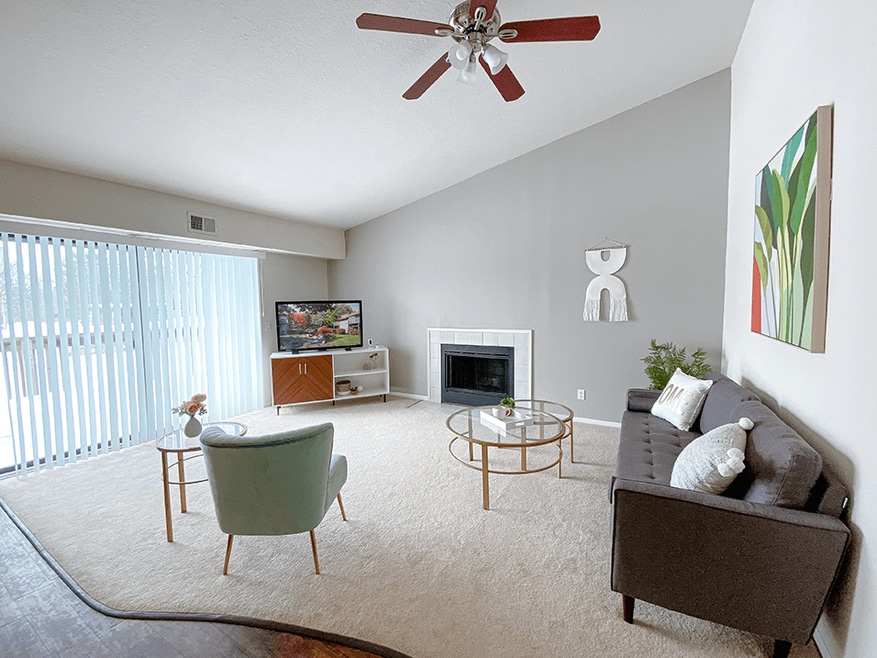 Complete with a Fireplace and High Ceilings