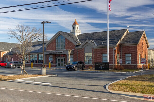 The Cumberland Police station is conveniently located next to Garvin Memorial School in Berkeley