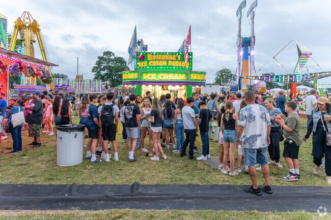 Mamaroneck's Fire Department's Carnival features carnival rides, a parade, and fireworks.