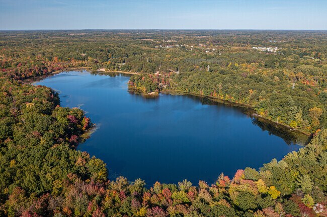 Take a canoe, kayak, or small boat out for the day at Long Lake Park in Sparta.