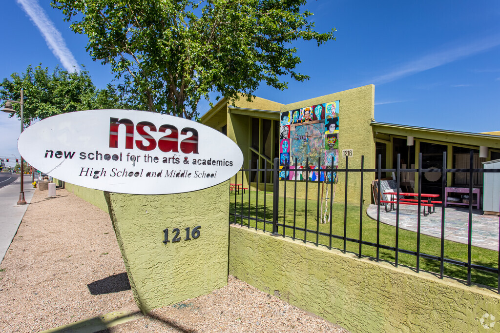 New School for the Arts and Academics is a public visual and performing arts school.
