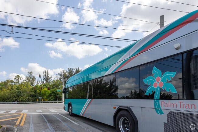 The Palm Tran Bus services are helping locals to get around in Palm Beach Little Ranches.
