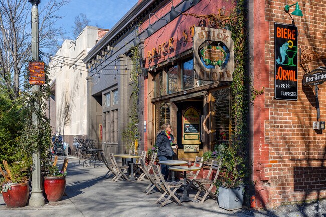 The Brickstore Pub is a great spot to grab a drinks or dinner with friends.